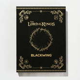 Blackwing box with 'The Lord of the Rings' lettering and design on a white background