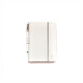 A Small Blackwing Slate Notebook - White on a surface.
