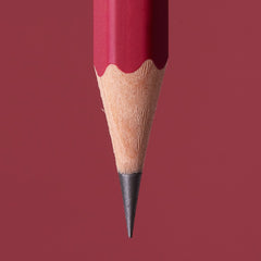 sharpened blackwing matte red pencil