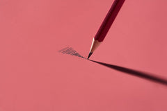Blackwing matte red pencil with soft graphite