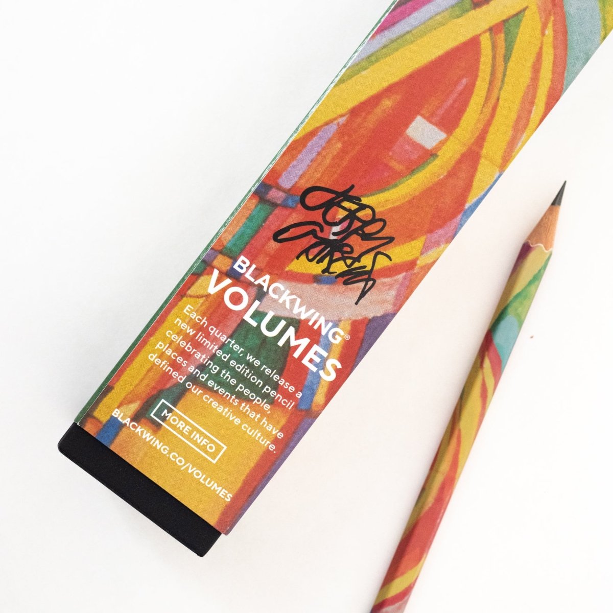 Jerry Garcia inspired pencils with colorful print