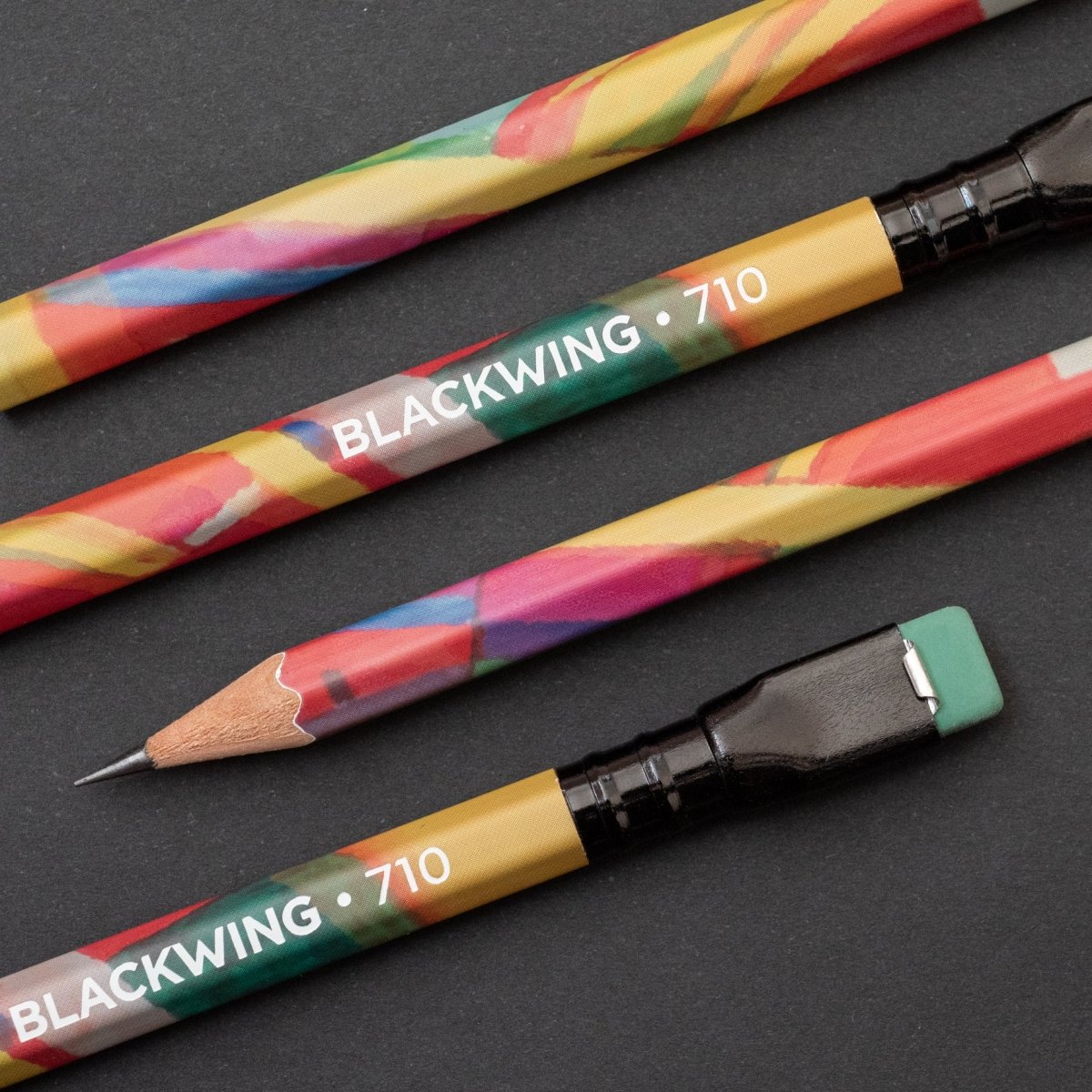 Blackwing Volume 710 pencils with colorful pattern