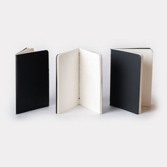 black A6 memo books