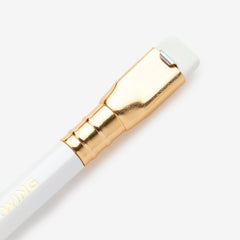 Blackwing Pearl Pencil with gold ferrule and white eraser