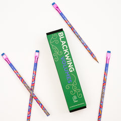 4 Frida Kahlo pencils, a limited edition Volumes by Blackwing on a white background.