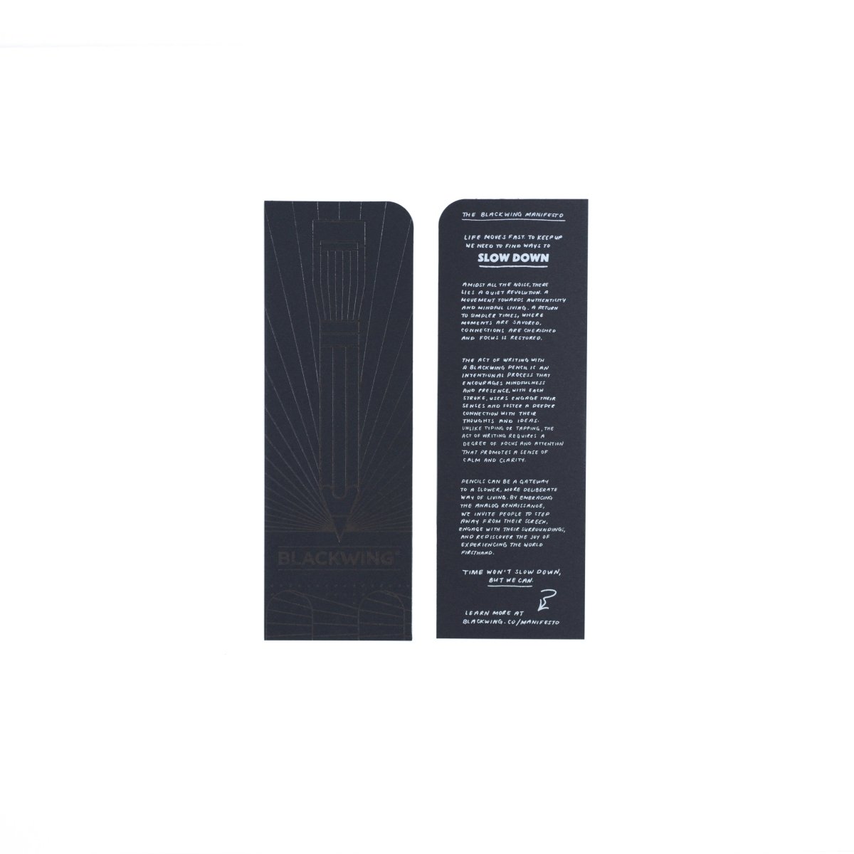 Blackwing Manifesto Bookmark