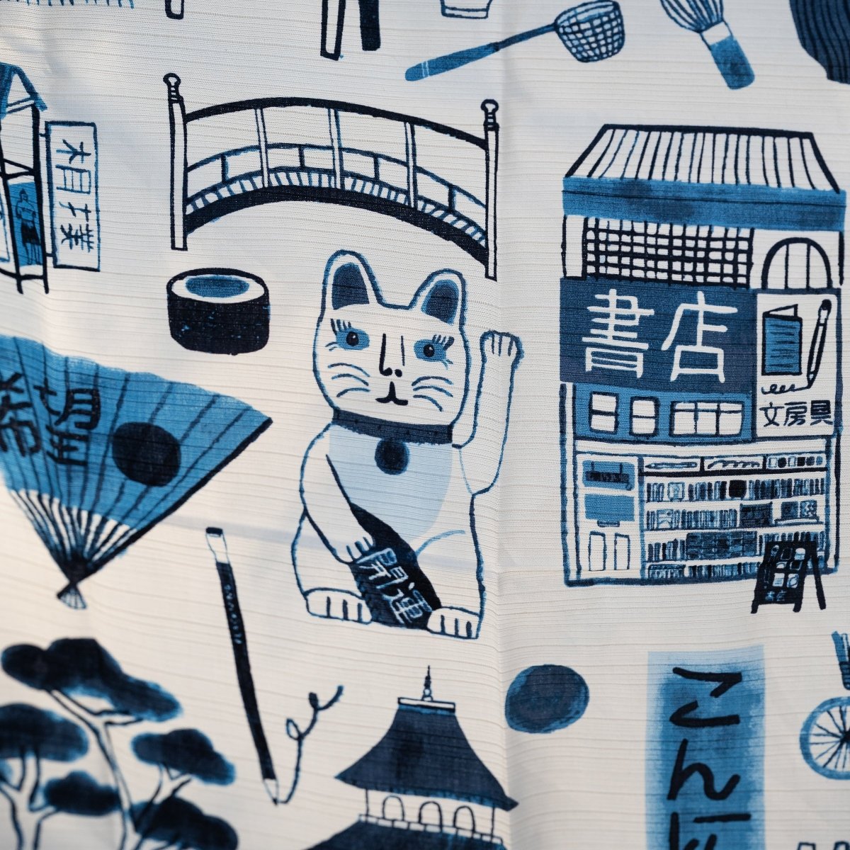 Patterned Blackwing furoshiki 