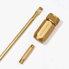 Blackwing Lord of the Rings gold pencil, sharpener, and point guard