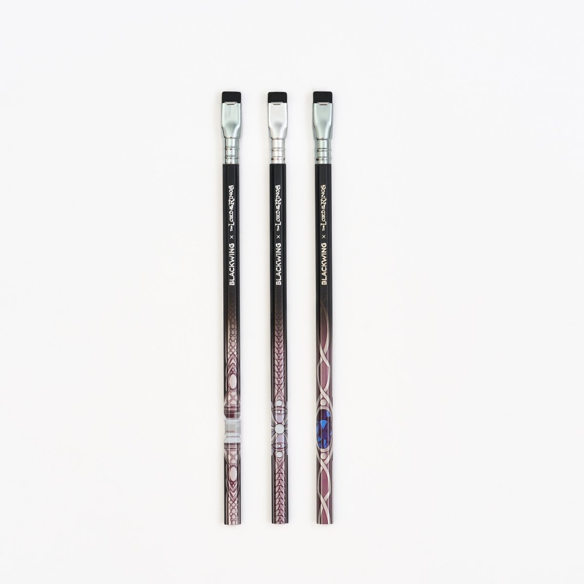 Blackwing x Lord of the Rings pencils on white background