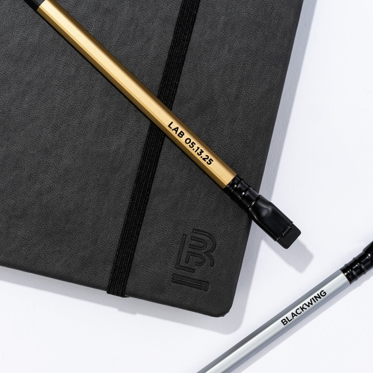 Blackwing Lab 05.13.25 Black Paper Hardcover Notebook with Lab 05.13.25 pencils