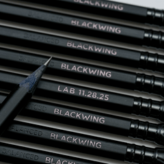 Blackwing 11.28.25 Lab Pencils, featuring a total black design