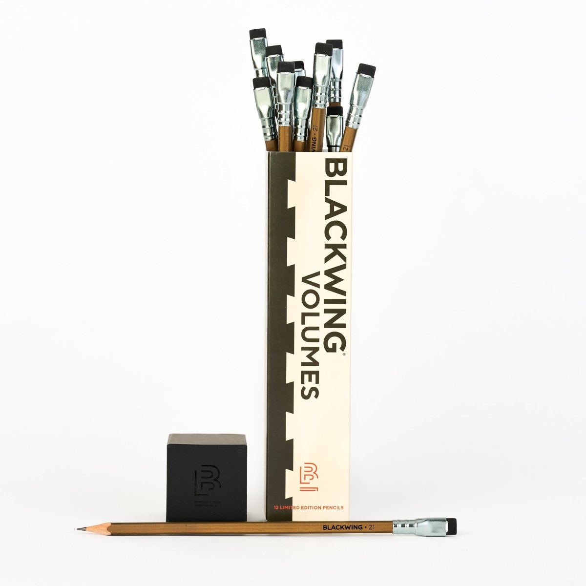Blackwing Volume 21 pencils inside of the packaging