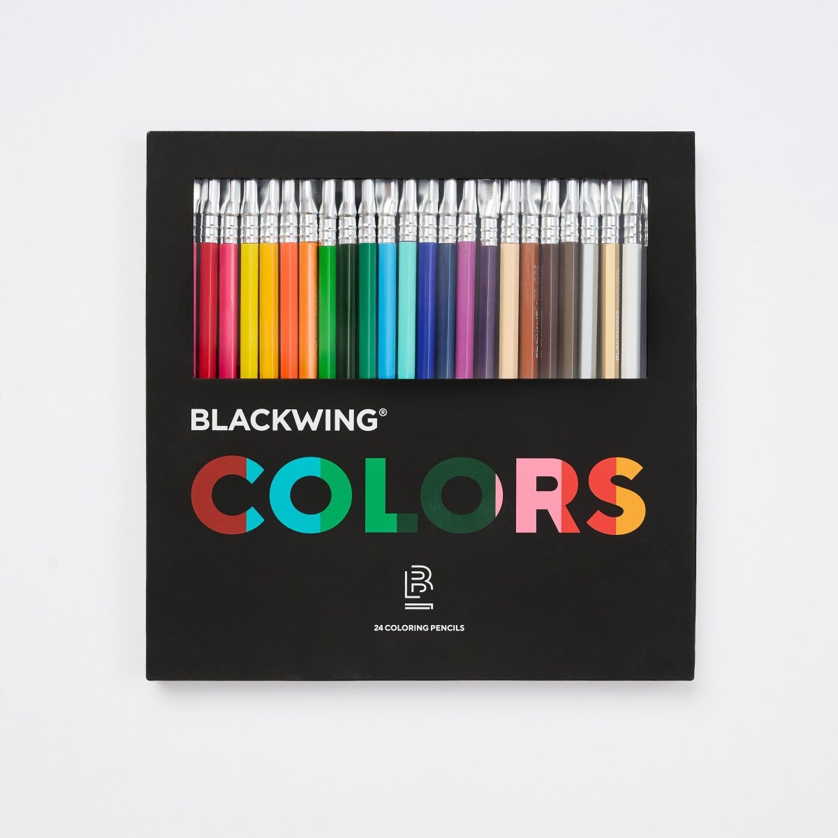 Blackwing Colors coloring pencils 24-pack set on a white background