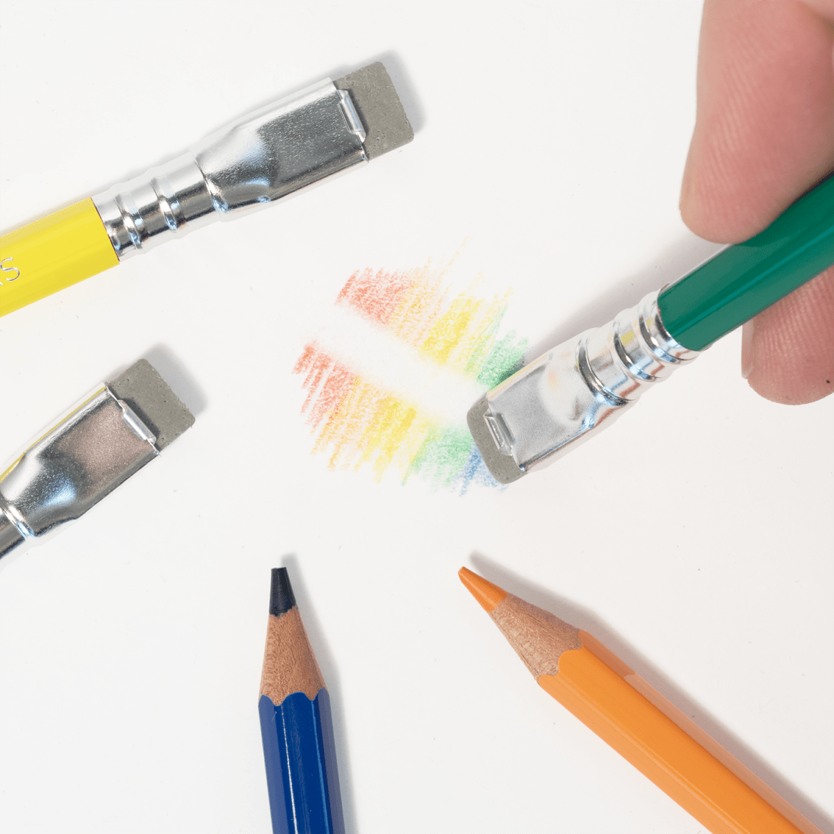 Blackwing Colors featuring sand erasers