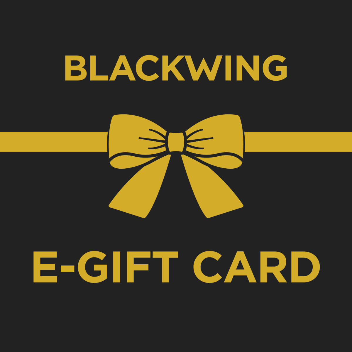 Blackwing E-Gift card design
