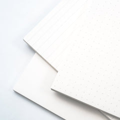 A5 legal pad, dot, ruled, and blank
