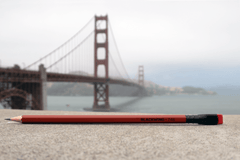 Golden Gate Bridge Pencil
