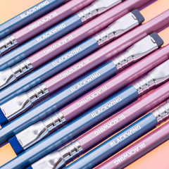 Blackwing Pearl Pencils in blue and pink
