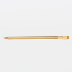 gold pencil with imprint 'THE BETTER ANGELS OF OUR NATURE' on a white background