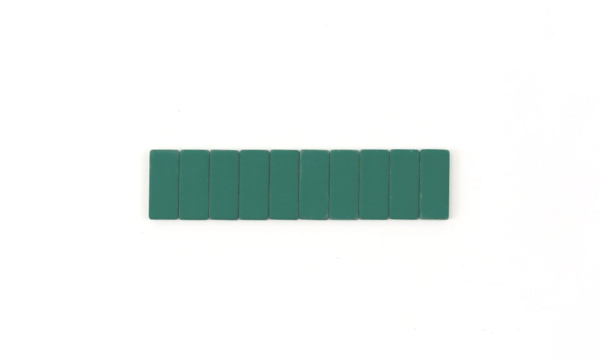 Blacking Volume 710 Replacement Erasers in forest green