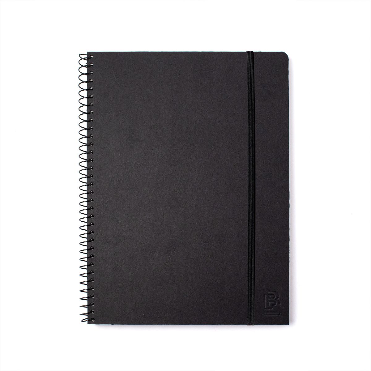 black Blackwing spiral notebook