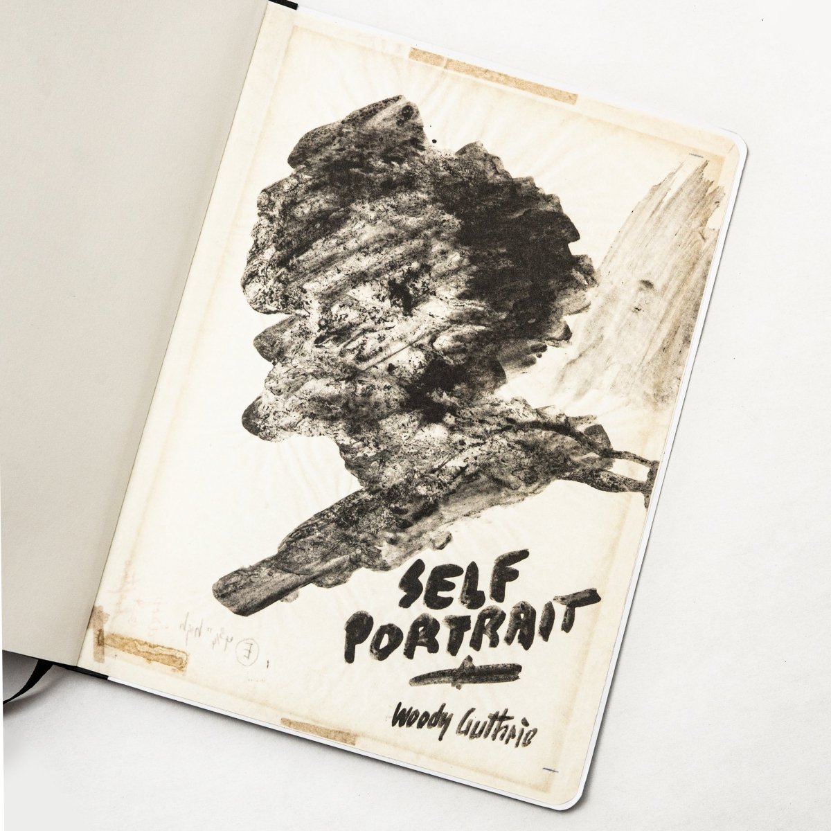 Blackwing Volume 223 Composition Book - Woody Guthrie Self Portrait on interior back cover