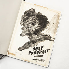 Blackwing Volume 223 Composition Book - Woody Guthrie Self Portrait on interior back cover