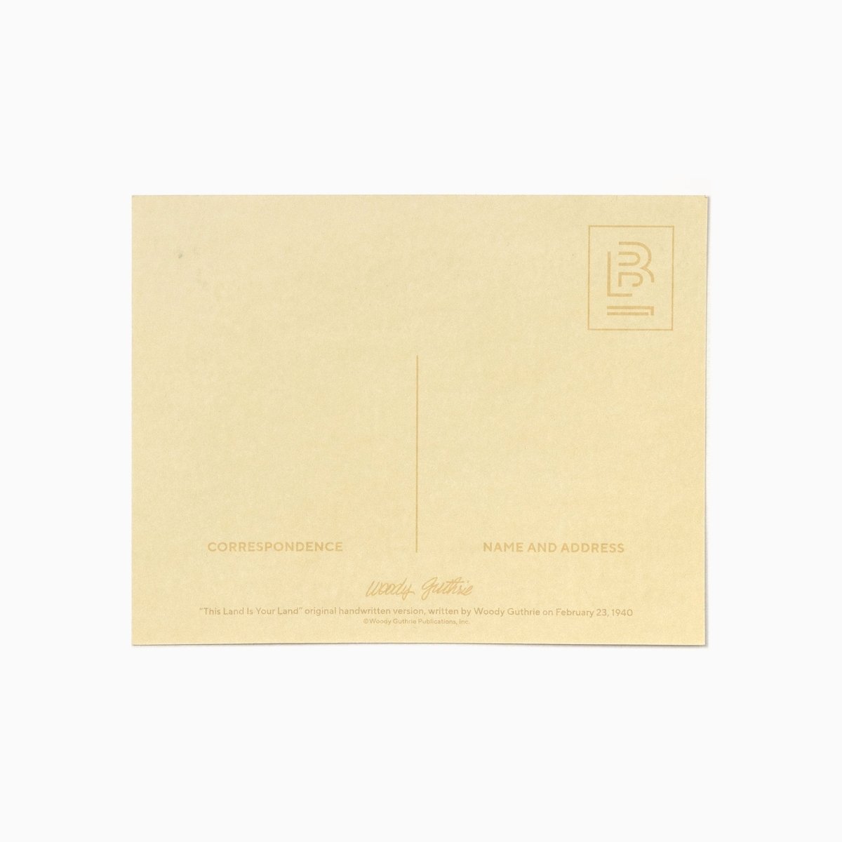 Blackwing Volume 223 Postcards - Back Side