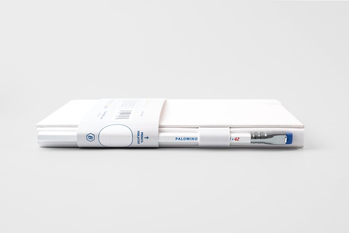 Blackwing Volume 42 White Slate Notebook and Pencil - a tribute to Jackie Robinson