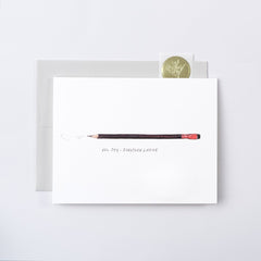 A Blackwing Volumes Notecard - Year 2, volume 344