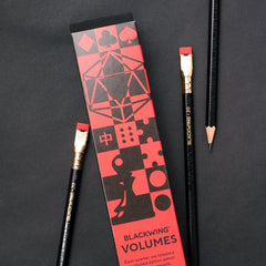 Blackwing Volume 20 pencils, black and red