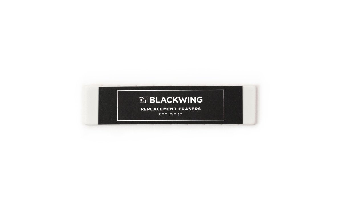 Blackwing Replacement Erasers in white, set of 10