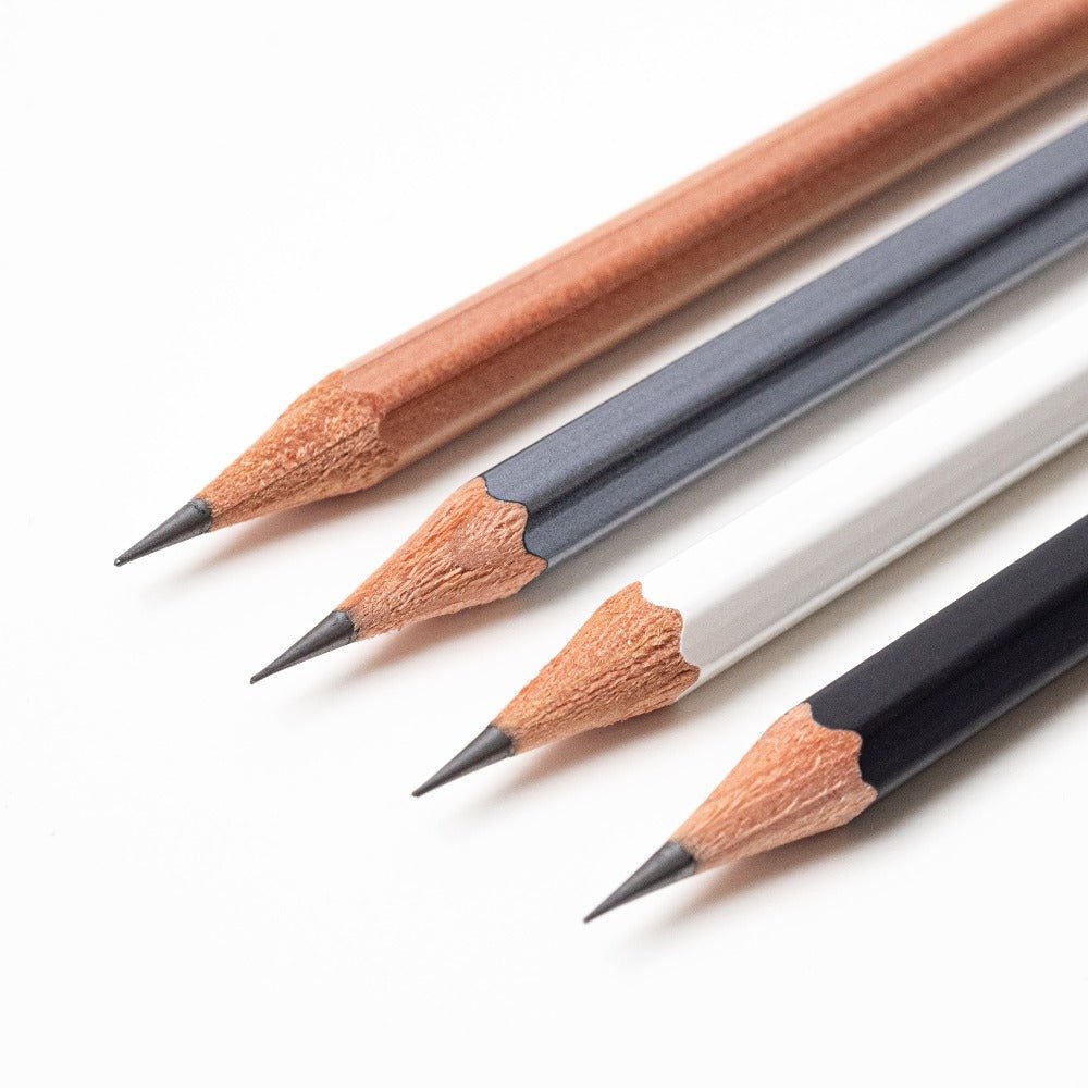 Blackwing Audition Pack - Set of 4 Core Pencils - natural, 602, pearl, matte