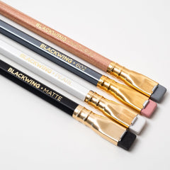 Blackwing Audition Pack with 4 Core Pencils - natural, 602, pearl, matte