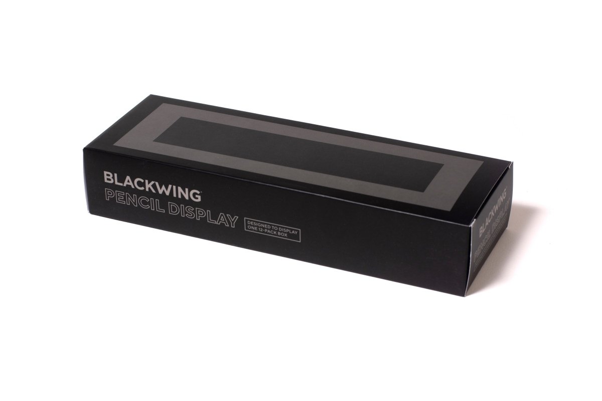 A Blackwing Flat Box Display with the words "Blackwing" on it.