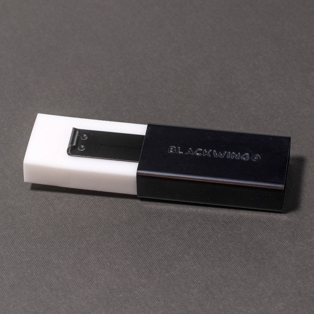 Blackwing Soft Handheld Eraser in white with black holder
