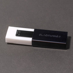 Blackwing Soft Handheld Eraser in white with black holder