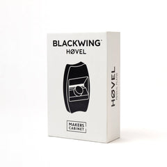 Blackwing Hovel Packaging, white with black text