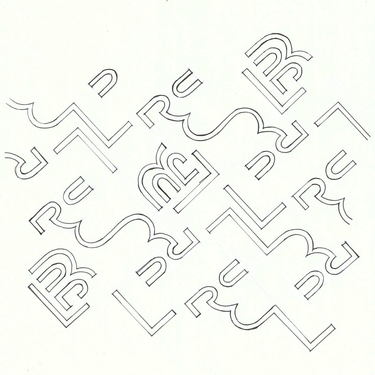 Blackwing emblems on paper
