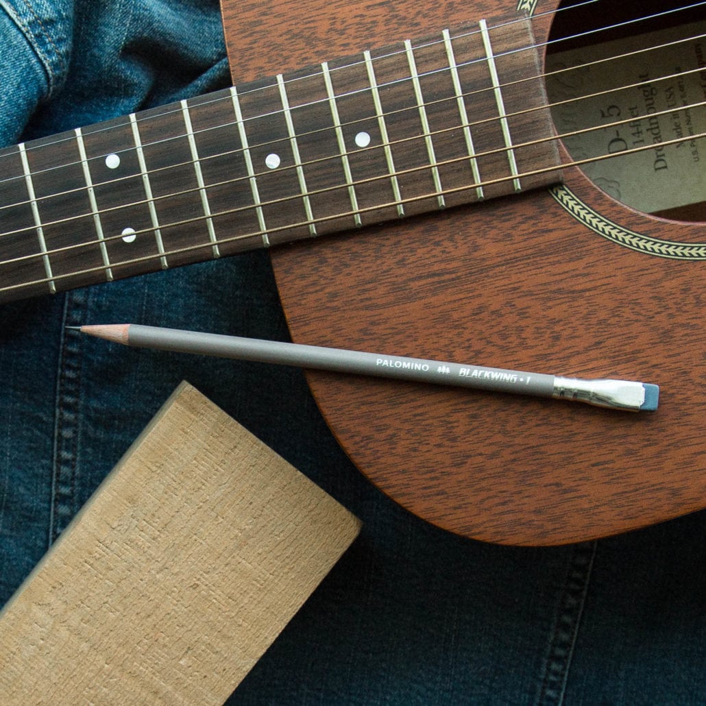 Blackwing Volume 1 pencil, tribute to Guy Clark
