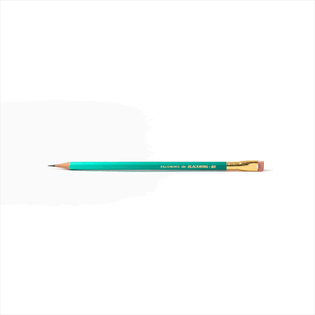 Blackwing Volume 811 - glow in the dark pencil demonstration gif