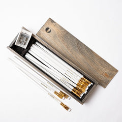 Blackwing Rustic Box Set with pencils and sharpener
