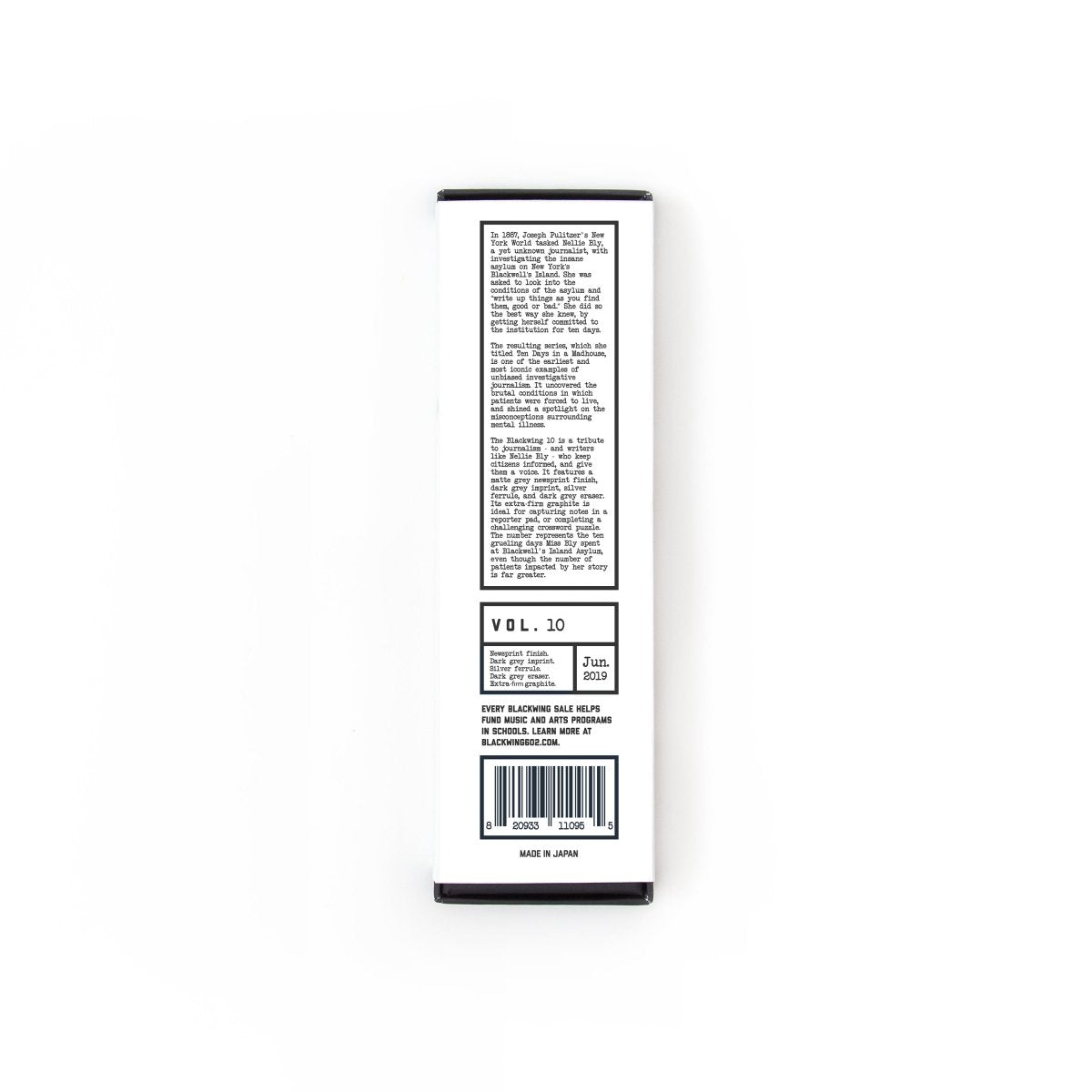 Blackwing Volume 10 Box - Back