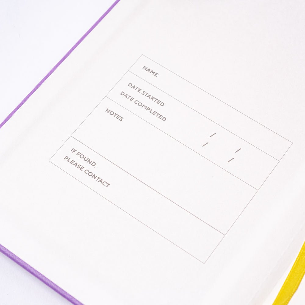 Blackwing XIX Slate Notebook - Inside cover