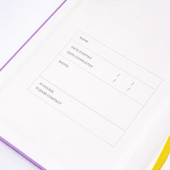 Blackwing XIX Slate Notebook - Inside cover